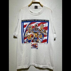 CRIM Festival Of Races 1994 Flint Michigan Marathon Runners Running shirt